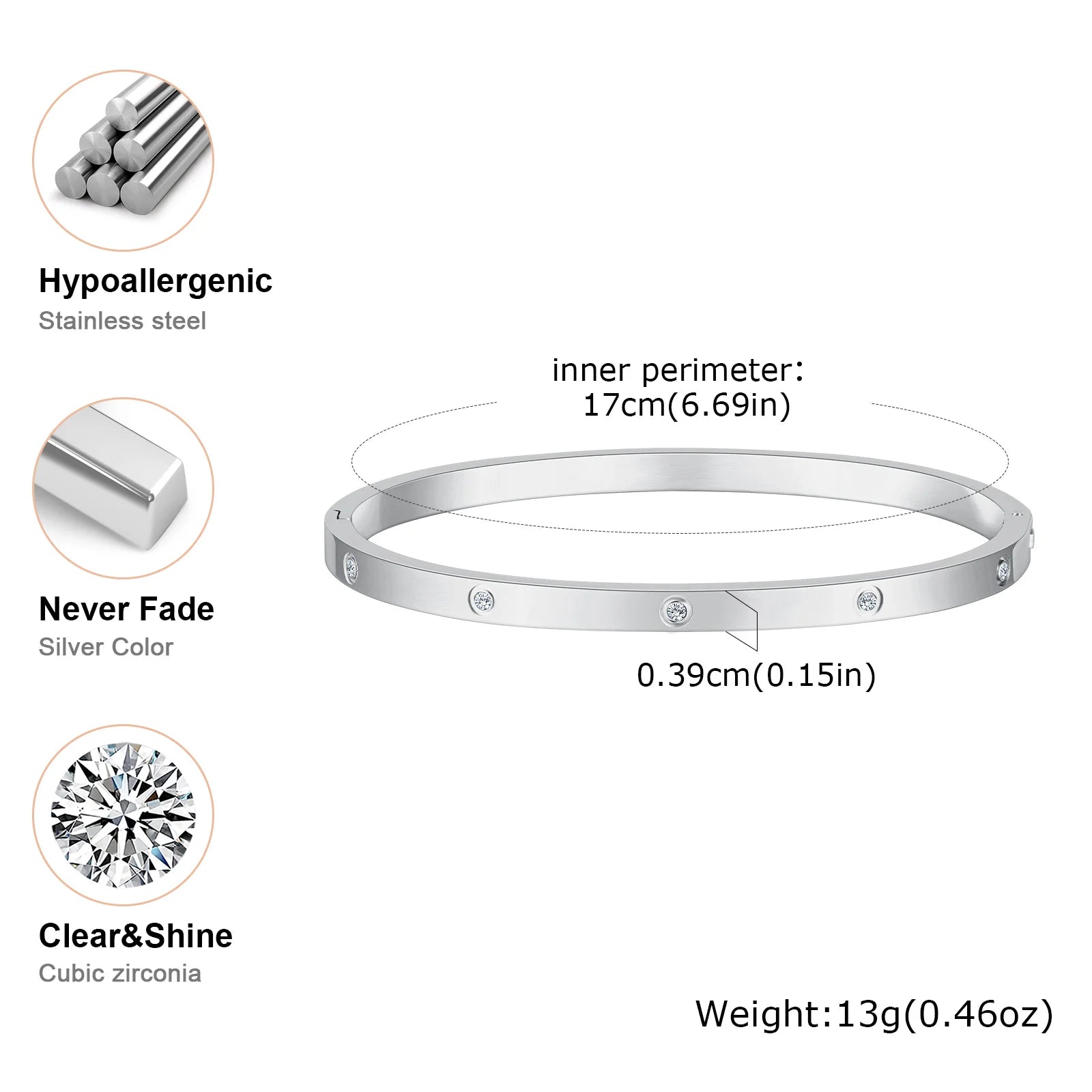 Bracelete Feminino Banhado a ouro