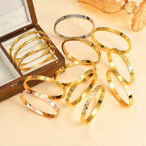 Bracelete Feminino Banhado a ouro